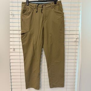 Patagonia Men's Quandary Hiking Pants Size 34 Style 55181 Ash Tan